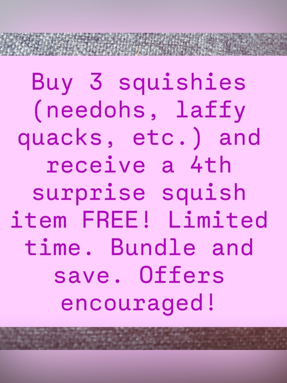 Squishy Bundle Promo